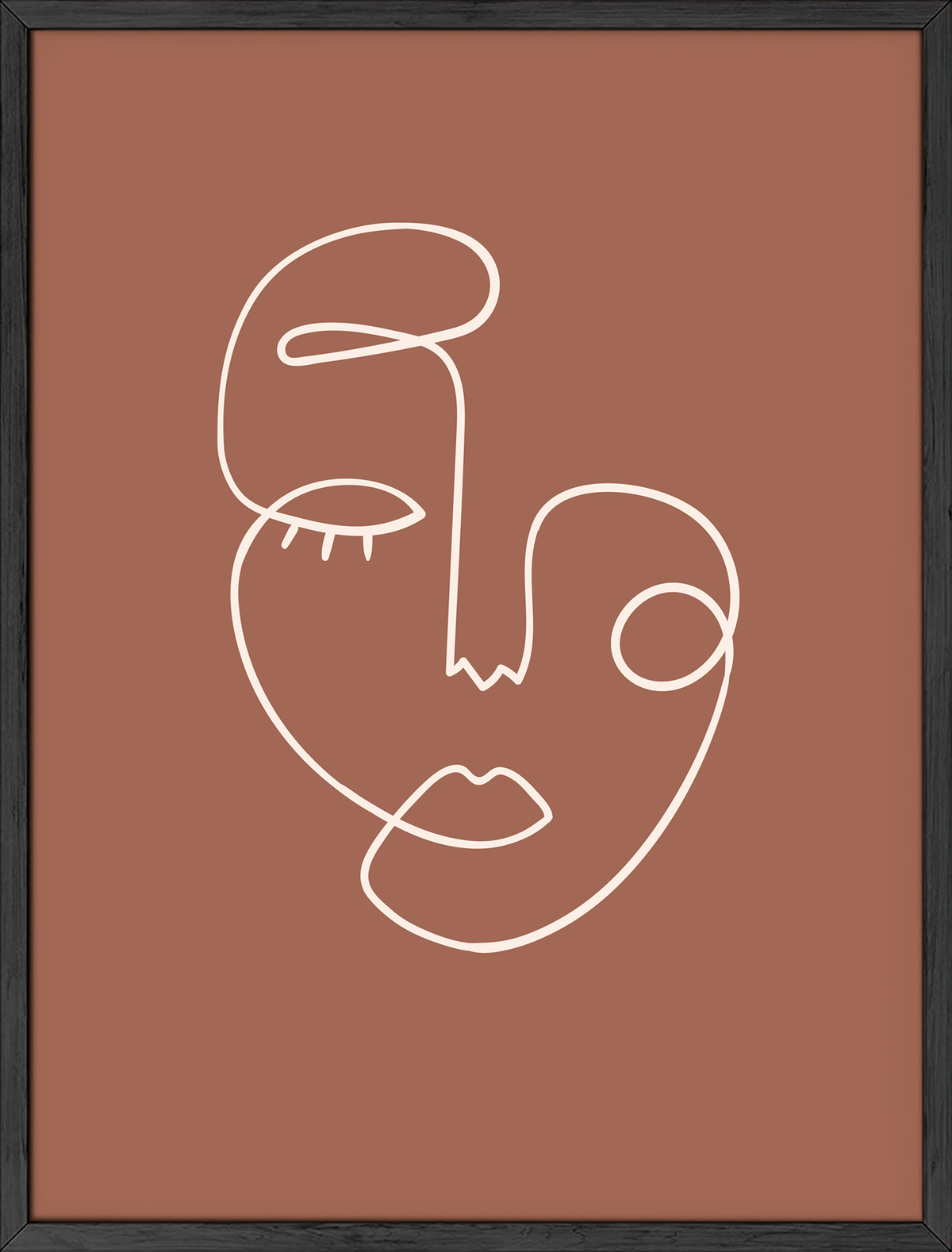 Face line art