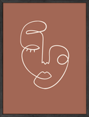 Face line art