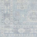 Calderbank Sky Blue Wool-Blend Area Rug