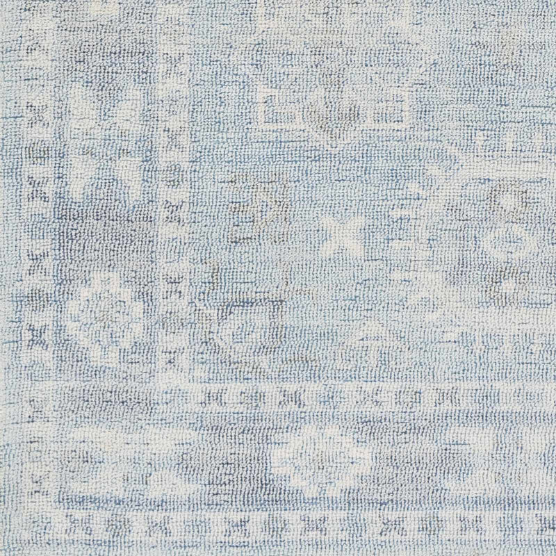Calderbank Sky Blue Wool-Blend Area Rug