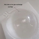 Clear 11mm opening glass lamp shade living room ornament set by Decorbites