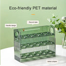 Clear 30 grid multi tier auto flip egg holder dispenser kitchen storage by Decorbites