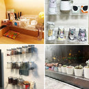 GobekUsa Clear Acrylic Wall Shelf Organizer, 20-50cm