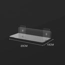 GobekUsa Clear Acrylic Wall Shelf Organizer, 20-50cm