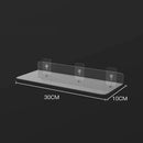 GobekUsa Clear Acrylic Wall Shelf Organizer, 20-50cm
