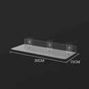 GobekUsa Clear Acrylic Wall Shelf Organizer, 20-50cm