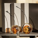 GobekUsa Crystal Cherry Sculpture - Clear Cherry Decorative Figurine