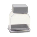 Clear and gray garlic grinding grater cutter kitchen tool by Decorbites