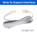 Clear cob led strip connectors 2-pin l-shape kitchen clips by Decorbites