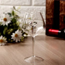 Clear diamond glass champagne flute dining room stemware by Decorbites