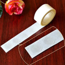 Clear embossed plastic balloon arch garland kit party decor by Decorbites