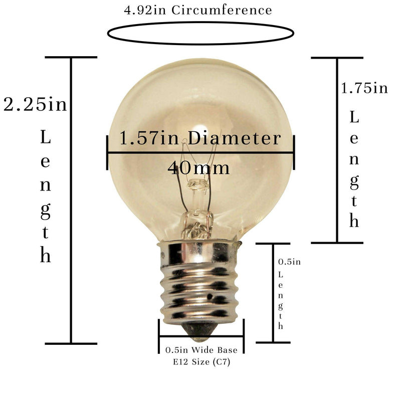 Clear G40 Light Bulbs