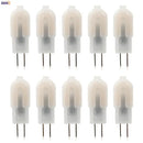 Clear glass 10pcs 2w led g4 bulbs for kitchen chandeliers by Decorbites