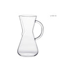 Clear glass barista kettle pot pour over coffee set kitchen by Decorbites