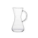 Clear glass barista kettle pot pour over coffee set kitchen by Decorbites