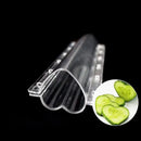 Clear heart shaped cucumber growth mold kitchen vegetable growth tool by Decorbites