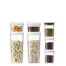Clear hermetic kitchen organizer for food containers and oils by Decorbites