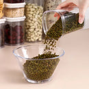 Clear hermetic kitchen organizer for food containers and oils by Decorbites