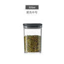 Clear hermetic kitchen organizer for food containers and oils by Decorbites