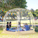 11 x 11 Feet Clear Dome Pop up Bubble Tent with Carrying Bag for 6-10 People-Beige by LJGDeals