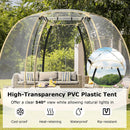 11 x 11 Feet Clear Dome Pop up Bubble Tent with Carrying Bag for 6-10 People-Beige by LJGDeals