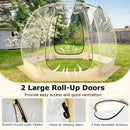 11 x 11 Feet Clear Dome Pop up Bubble Tent with Carrying Bag for 6-10 People-Beige by LJGDeals