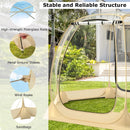 11 x 11 Feet Clear Dome Pop up Bubble Tent with Carrying Bag for 6-10 People-Beige by LJGDeals