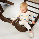 Climbing Arch Chocolate + Cushion - Montessori Climbers for Toddlers by Goodevas