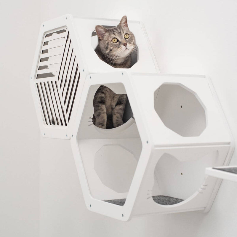 Cat Climbing Wall Shelves White, photo 3 of 5