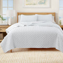 Diamond Embossed Quilt Set - Diamond Microsculpt Collection by Great Bay Home