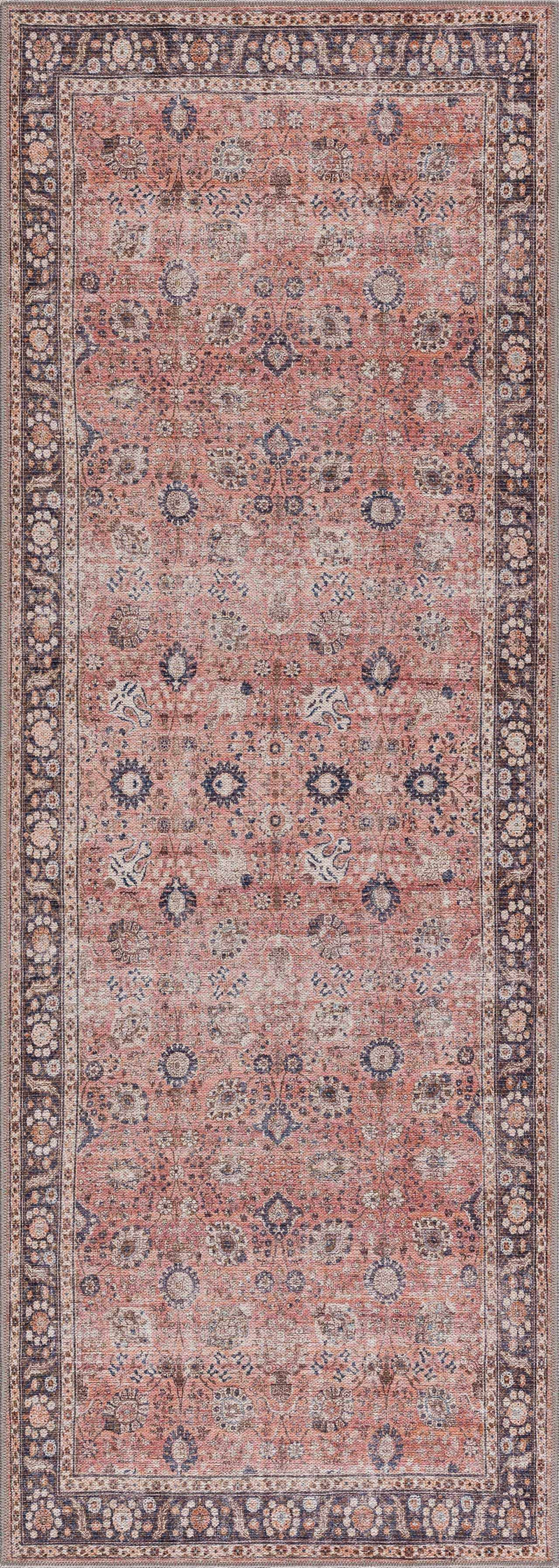 Ganyangan Red Washable Rug