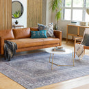 Baltinglass Brown Washable Area Rug
