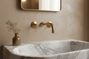 Wall-Mounted Brass Bathroom Faucet With Rough in Valve