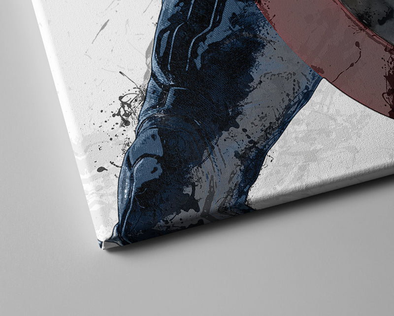 Captain America Poster Marvel Superhero Comics Painting Hand Made Posters Canvas Print Kids Wall Art Man Cave Gift Home Decor