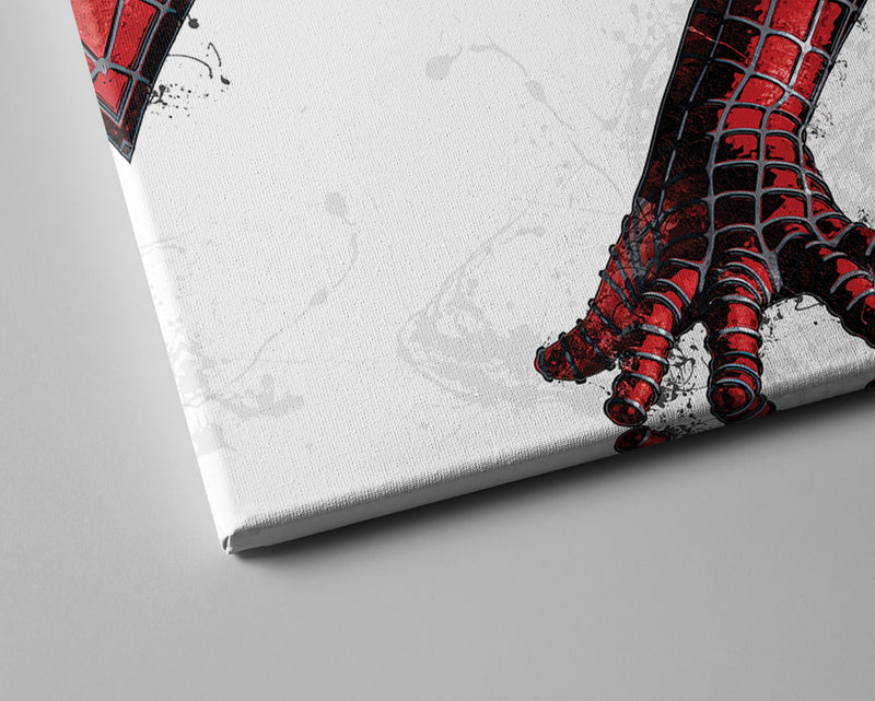 Spiderman Poster Marvel Superhero Comics Painting Hand Made Posters Canvas Print Kids Wall Art Man Cave Gift Home Decor