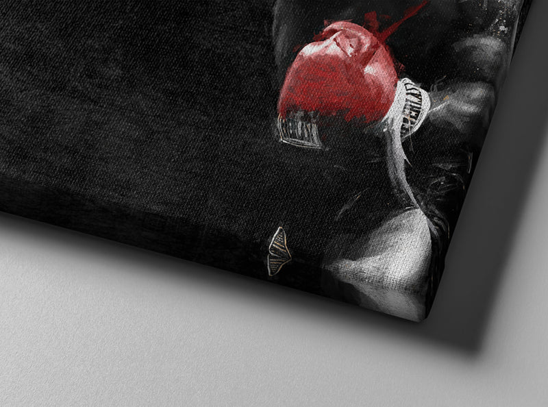 Mike Tyson vs  Muhammad Ali Poster Boxing Painting Hand Made Posters Canvas Print Wall Art Home Man Cave Gift Decor