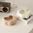 Cloud cat paw porcelain ashtray living room ceramic gift by Decorbites