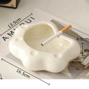 Cloud cat paw porcelain ashtray living room ceramic gift by Decorbites