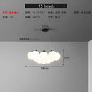 GobekUsa Glass Ball LED Pendant Lights for Teen Room Decor