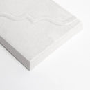 Cloud White Glossy Fina Ceramic Accent Tiles 3x6