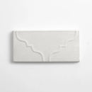 Cloud White Glossy Fina Ceramic Accent Tiles 3x6