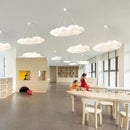 GobekUsa Cloud LED Ceiling Chandelier - Nordic Minimalist White Design