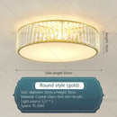GobekUsa Crystal Zen Ceiling Light for Living Room, Bedroom, and Dining Room