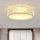 GobekUsa Crystal Zen Ceiling Light for Living Room, Bedroom, and Dining Room
