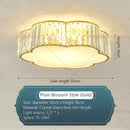 GobekUsa Crystal Zen Ceiling Light for Living Room, Bedroom, and Dining Room