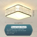 GobekUsa Crystal Zen Ceiling Light for Living Room, Bedroom, and Dining Room