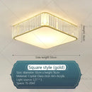 GobekUsa Crystal Zen Ceiling Light for Living Room, Bedroom, and Dining Room