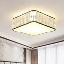 GobekUsa Crystal Zen Ceiling Light for Living Room, Bedroom, and Dining Room