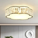 GobekUsa Crystal Zen Ceiling Light for Living Room, Bedroom, and Dining Room