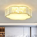 GobekUsa Crystal Zen Ceiling Light for Living Room, Bedroom, and Dining Room